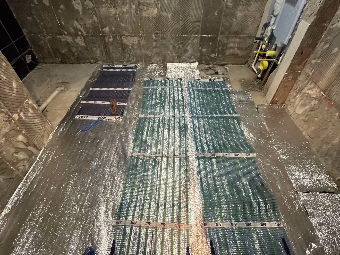 AHT Elektrikli Yerden Isıtma Matı montajı